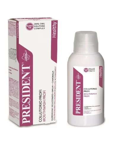 Apa de gura President Antibacterial Clorhexidina 0,2% actiune Antibacteriana