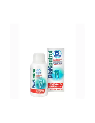 Apa de gură PlaKKontrol Clorhexidina 0,3% tratament intensiv, clătire rapidă 15 secunde