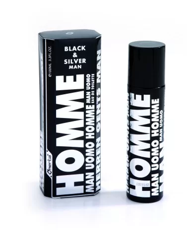 Apa de toaleta Omerta, Black & Silver Man, 100ml