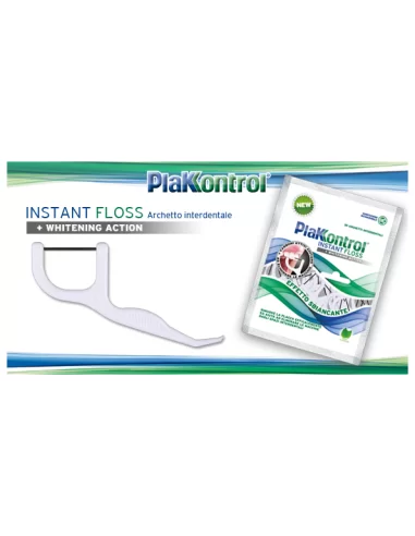 PlaKKontrol Instant Floss Ata dentara cu maner 30 buc